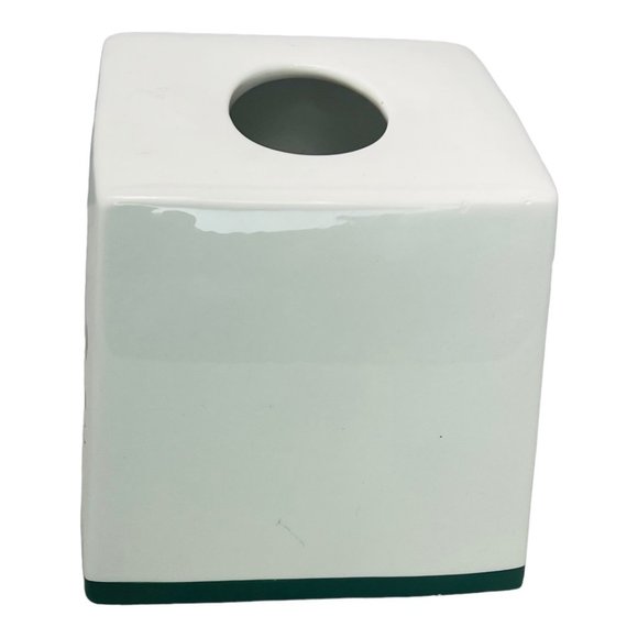 Vintage Certified International Ceramic "Prancer & Dasher" Tissue Box Cover - Picture 8 of 9